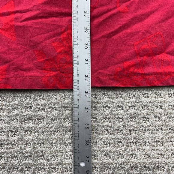 Vintage Winnie Fashion Hawaiian Shirt Men Extra Large XL Red Surf Boards Floral - Picture 12 of 12